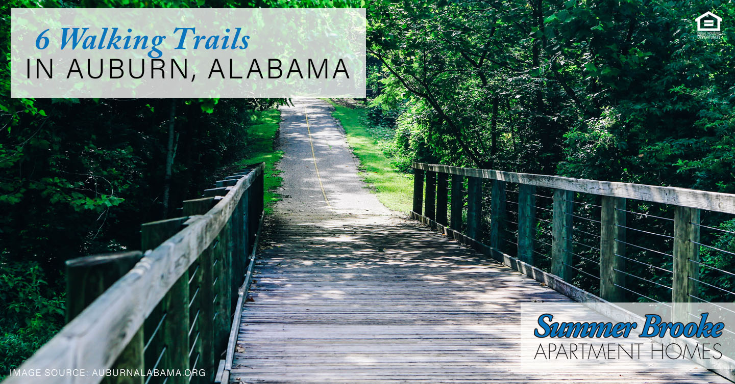 walking trails in Auburn, Alabama
