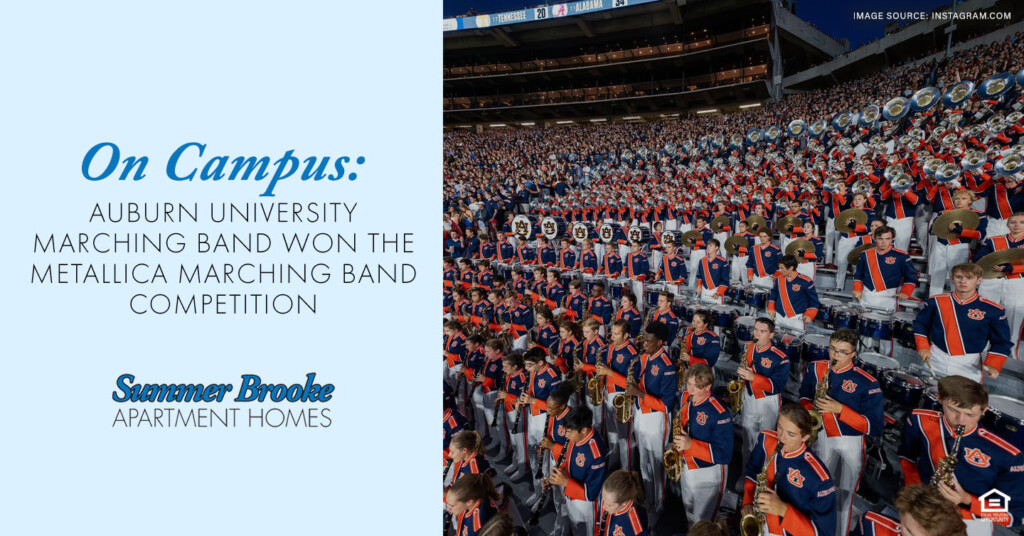 On Campus Auburn University Marching Band Won the Metallica Marching